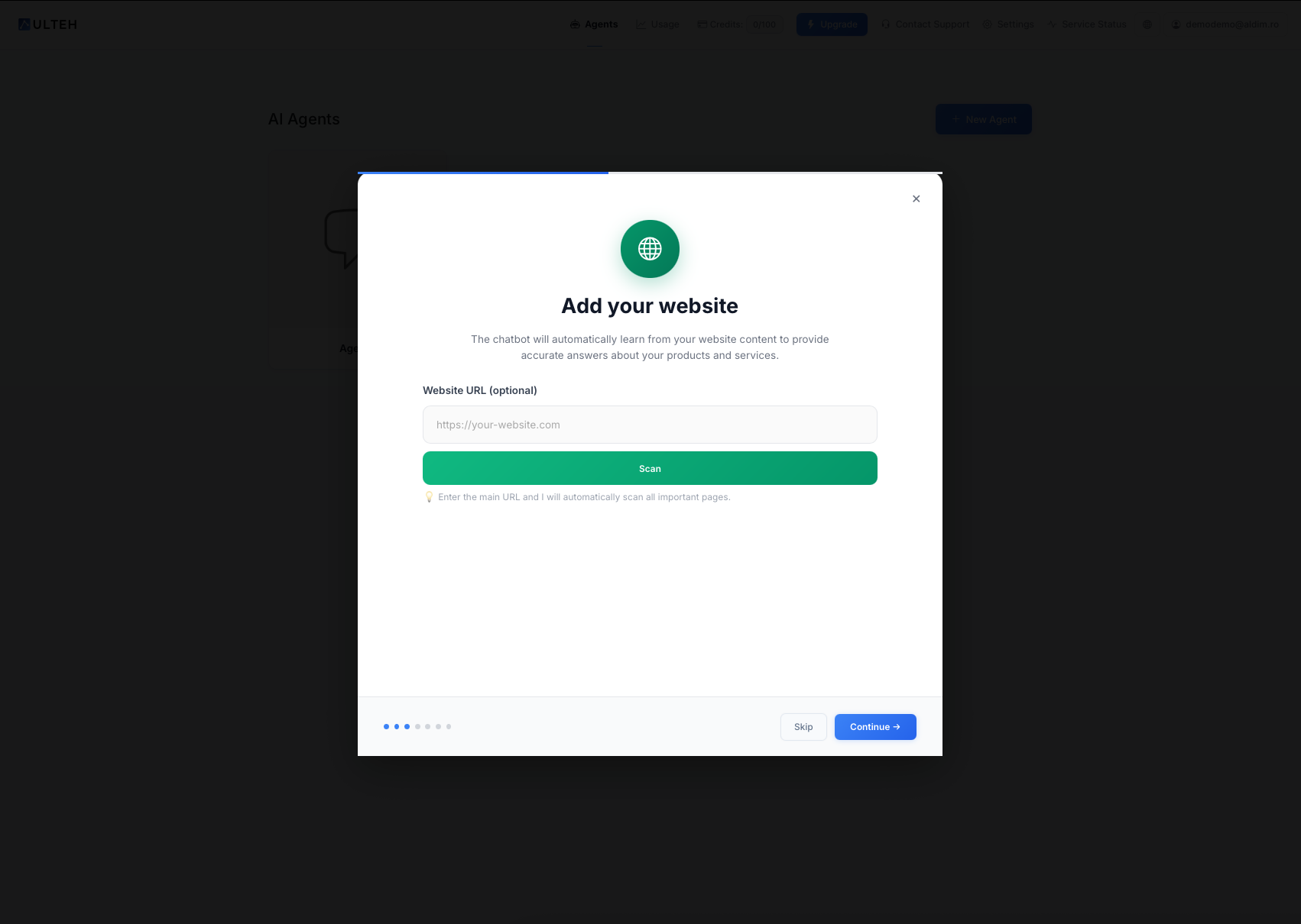 Додати сайт